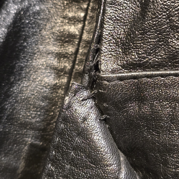 Attica Of California Black Leather Women's Jacket - Vintage - Size 17/18 - Picture 9 of 10